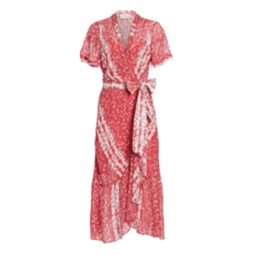 Tanya Taylor Red Floral Blaire Dress (16)